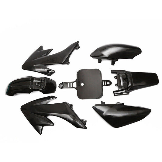 Black Fairing Fender Plastic Cover + Seat + tank Honda CRF50 70/90cc 125cc Bike