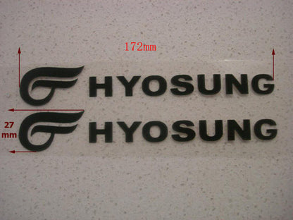 Hyosung Sticker Decal Badge Emblem Logo Bike Dirt ATV Quad Motorcycle Fuel Tank