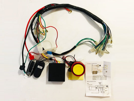 REMOTE CONTROL START SWITCH WIRING HARNESS 50cc 90cc 110cc 125CC QUAD ATV BIKE