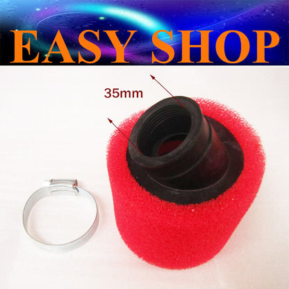 34MM 35MM 36MM BENT AIR FILTER FOAM 50cc 90cc 110cc 125cc 150cc DIRT PITPRO BIKE