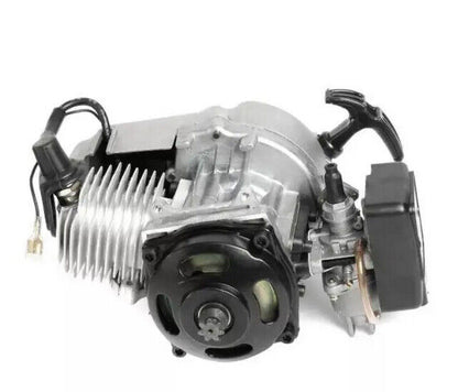 25H 7T Tooth 49cc 2 Stroke  Engine Motor Minimoto Chopper Dirt ATV Quad Bike