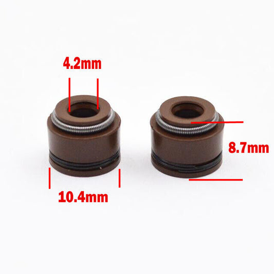 Intake Exhaust Valve Oil Seal 200cc 250cc 300cc ATV Dirt Quad Buggy Pit Pro Bike