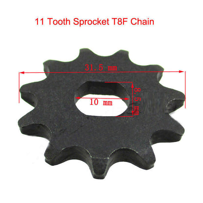 T8F 11T Tooth Chain Sprocket For Pinion Gear MY1020 1000w Electric Scooter Motor