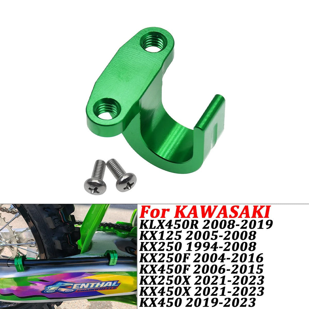 CNC Brake Line Hose Cable Clamp Holder For Kawasaki KX450F KX250F KX450F KX250