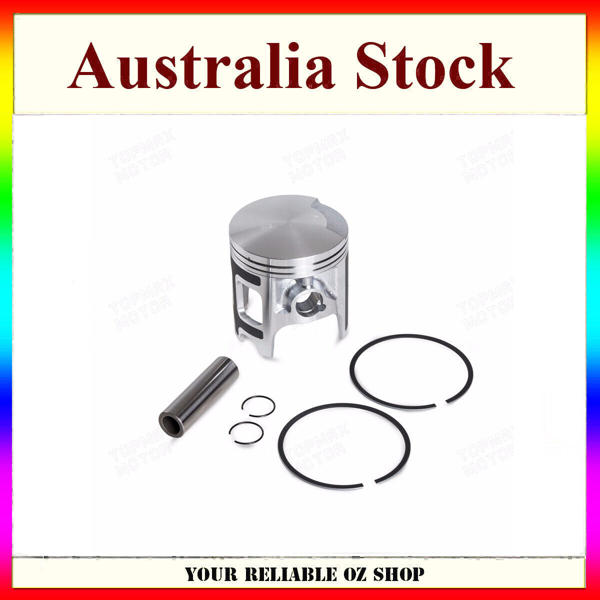 66mm STANDARD PISTON RINGS PIN CLIPS KIT For Yamaha Blaster 200 YFS200 1988-2006