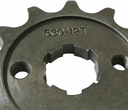 20mm 530 12T TOOTH FRONT CHAIN SPROCKET COG 125cc 150cc 250cc Roketa Orion Lifan