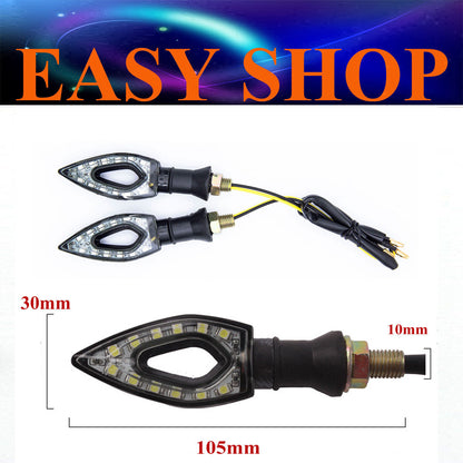 2Pcs LED indicators Blinker Yamaha TT250 TT350 TT500 TT600 TTR125 TTR230 TTR600