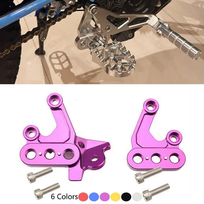 CNC Footpegs Rests Pedals Bracket For Surron Light Bee X & S Electric Bike