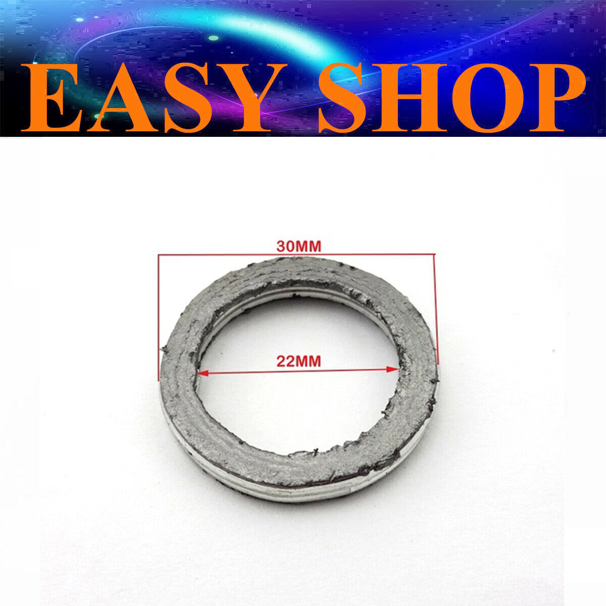 30mm Exhaust Muffler Ring Gasket Seal GY6 49cc 50cc 125cc 150cc Moped Scooter