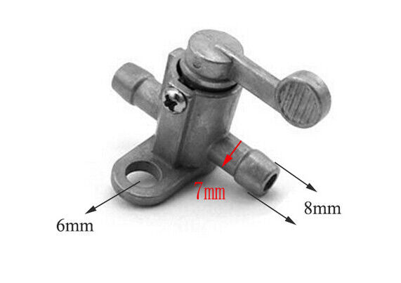 8mm Inline Petrol Fuel Tank Tap Petcock Switch PIT PRO Quad Dirt Bike ATV Buggy