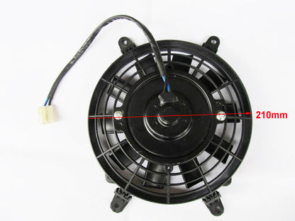 2 Wires 8'' Inch Radiator Electric Cooling Fan 250cc 300cc Gokart Scooter UTV