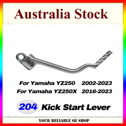 7075 Silver Forged KICK START STARTER LEVER FOR Yamaha YZ250 02-23 YZ250X 16-23