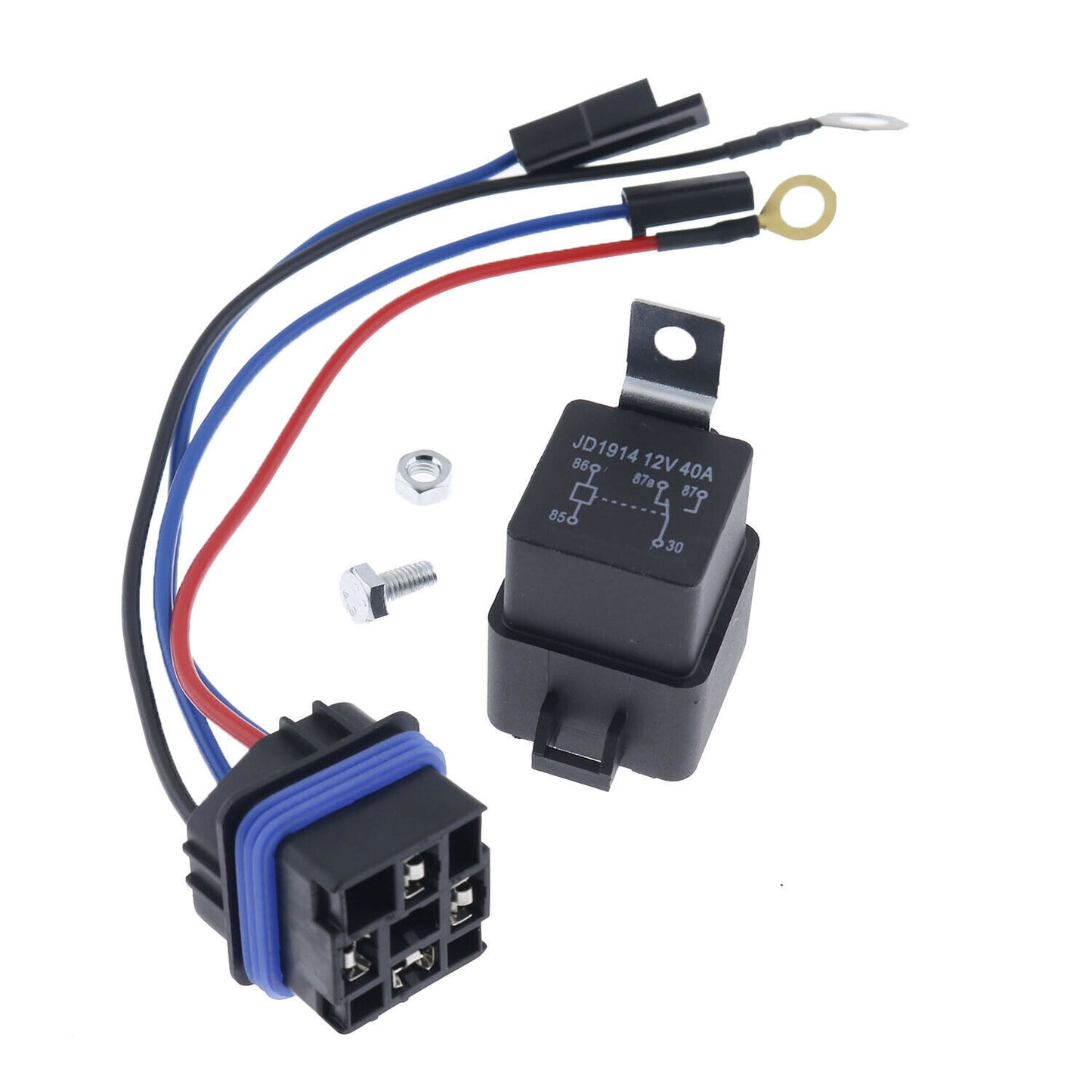 Starter Relay Kit for John Deere AM106304 SRX95 NU96KT LX460 LX465 LX466 LT546H