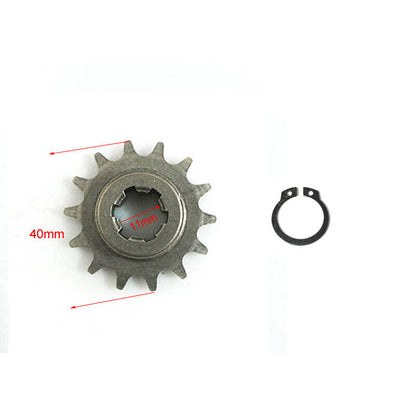 14mm 14T Front Chain Sprocket T8F 43/47/49cc Mini GAS Scooter Rocket PITPRO Bike