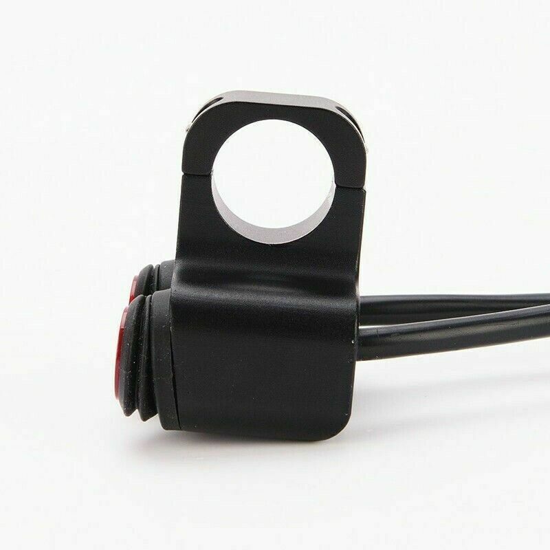 Motorcycle Waterproof Handlebar Headlight Fog Spot light Dual On Off Switch Bike
