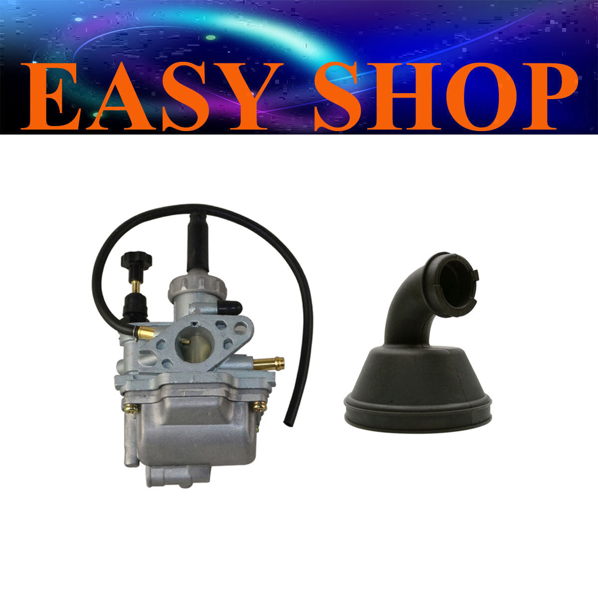 18MM CARBY Inlet INTAKE MANIFOLD Pipe Boot SUZUKI LT80 QUADSPORT ATV BIKE