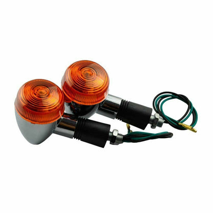 INDICATORS BLINKERS CHROME BULLET VULCAN SHADOW INTRUDER FOR XVS650 XV250 XV1100