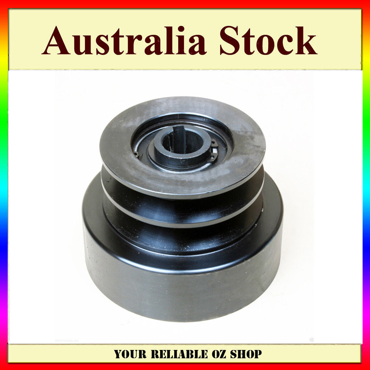 2A Centrifugal Clutch 25.4mm 1" Inch Bore DUAL PULLEY 8HP-16HP Engine 200630