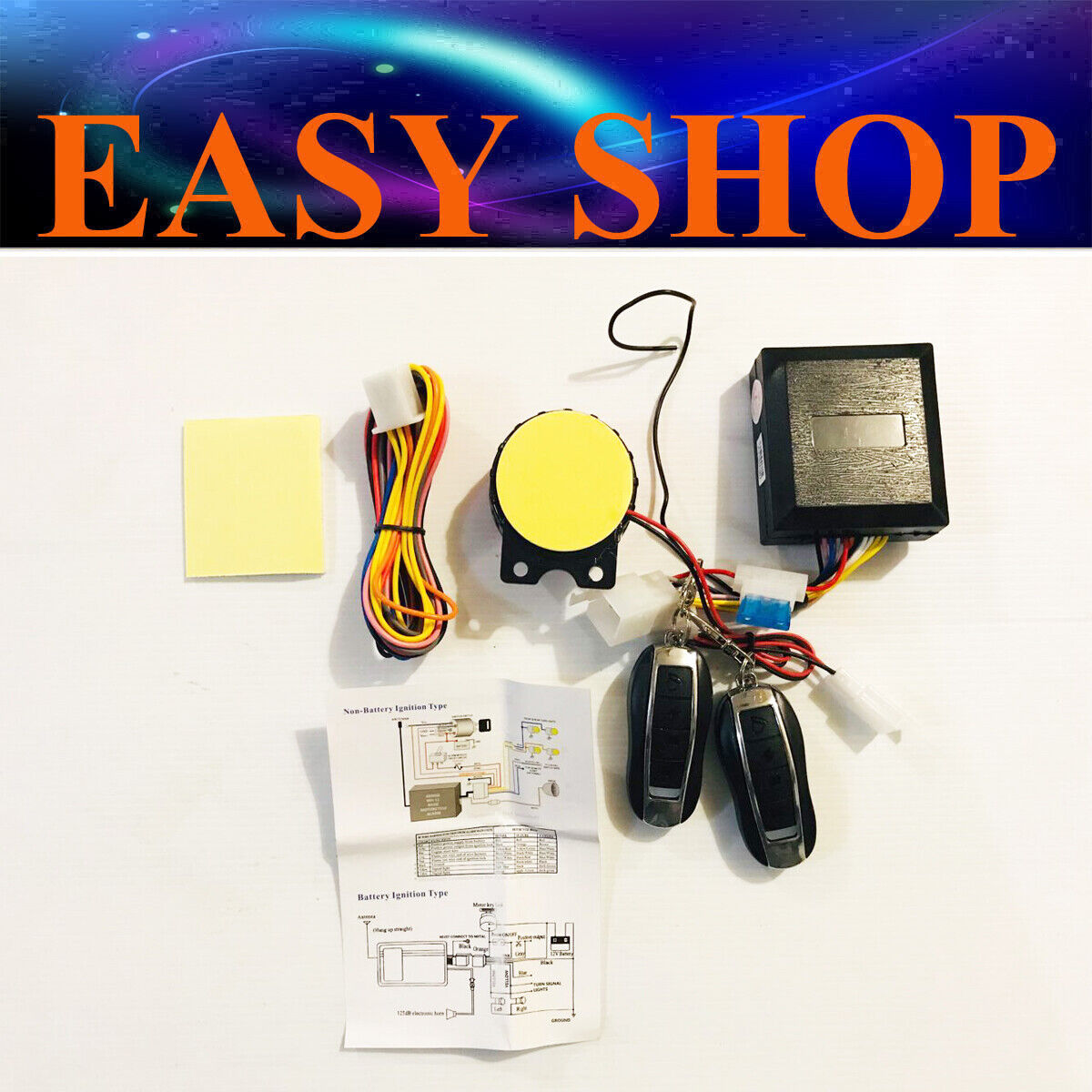 REMOTE CONTROL KILL START SWITCH ALARM 50cc 110cc 125cc TDR Foxico Motowork DHZ