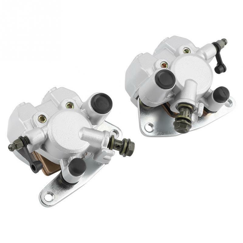 FRONT Left + Right BRAKE CALIPER with Brake Pads SET For YAMAHA KODIAK 400 450