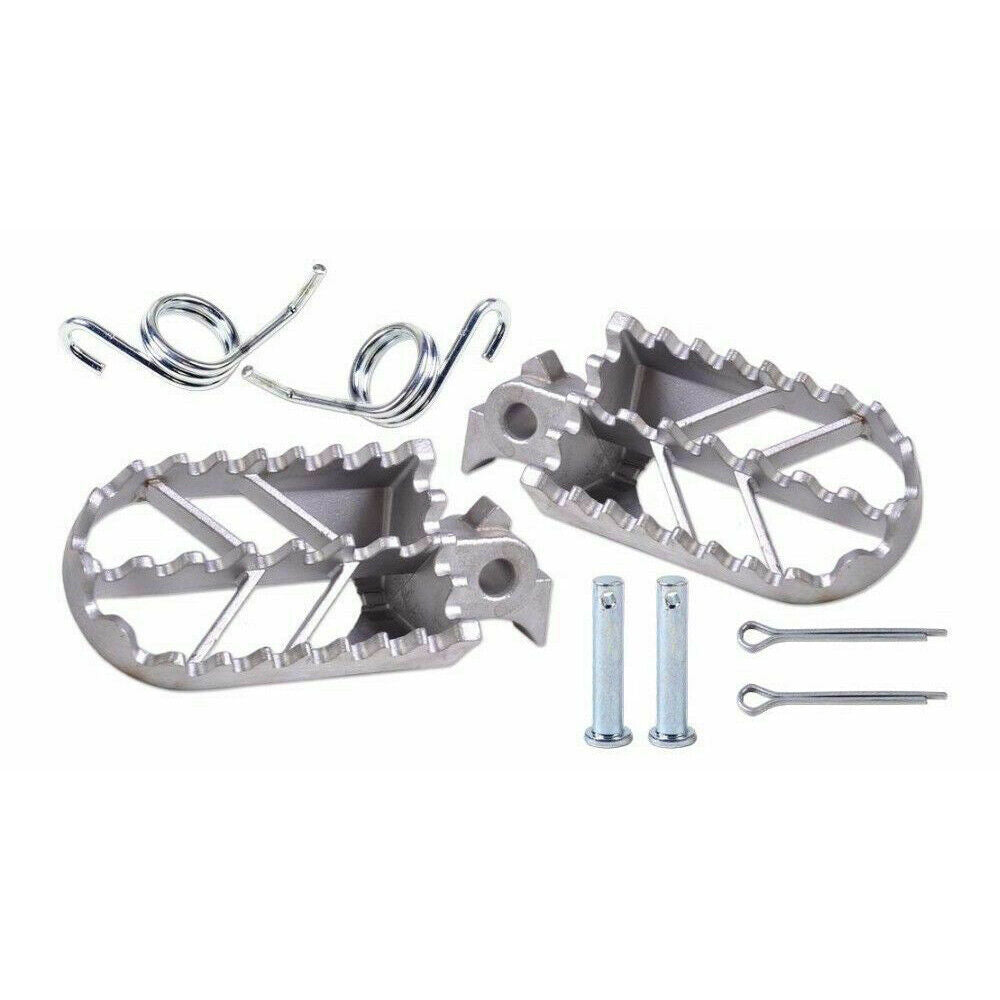 Stainless Steel Foot pegs Honda XR CRF 50cc 70 Yamaha PW 50 80 Kawasaki KLX 110