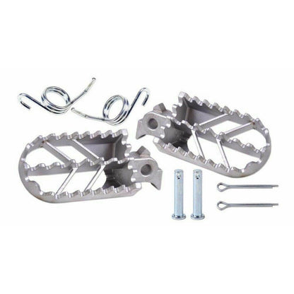 Stainless Steel Foot pegs Honda XR CRF 50cc 70 Yamaha PW 50 80 Kawasaki KLX 110