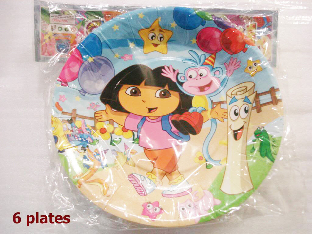 Dora Baby Shower Dora Birthday Party Supply Disposal Cup Table Sheet Plate Cards