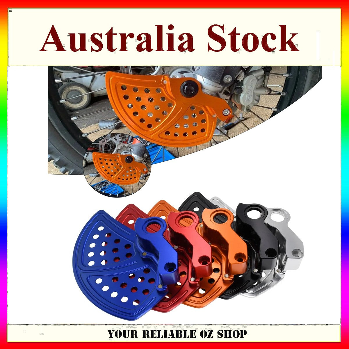 CNC Front Brake Disc Guard For Gas Gas EC250 EC300 EC350F EC450F ES350F ES500F
