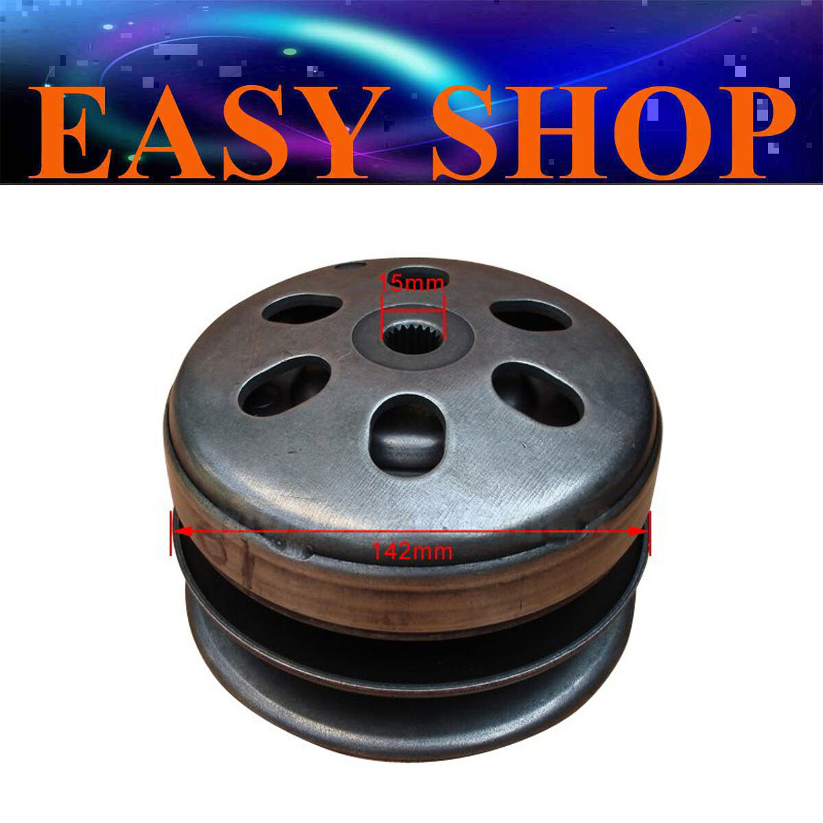 Rear Clutch Assembly for GY6 125cc 150cc Chinese Scooter Kymco Taotao Baja SUNL