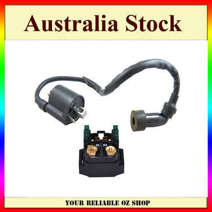 Starter Solenoid Ignition Coil For Yamaha Big Bear 350 YFM350 Grizzly YFM400