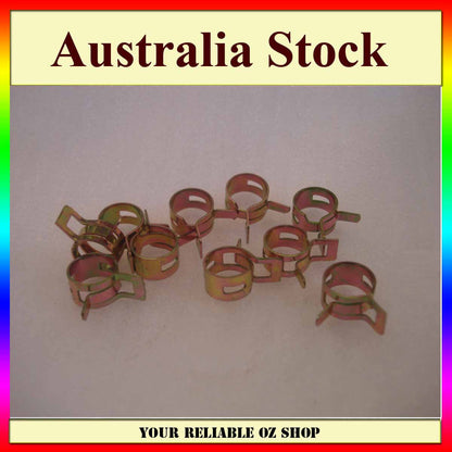 10pcs 6/7/8/9/10/11/12/13/14/16/18/19mm Vacuum Spring Clip Fuel Hose Line Clamps