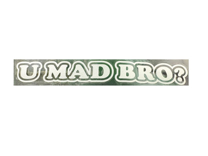 Funny JDM U Mad Bro You Vinyl Drift Sticker Decal Truck Car Window Bumper Bike