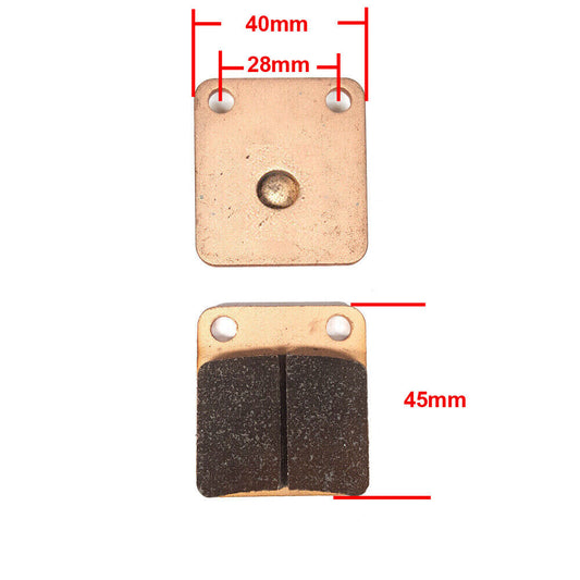 Pair Sintered Rear Brake Pads For HUSQVARNA CR125 WR125 CR250 WR250 TE350 CR360