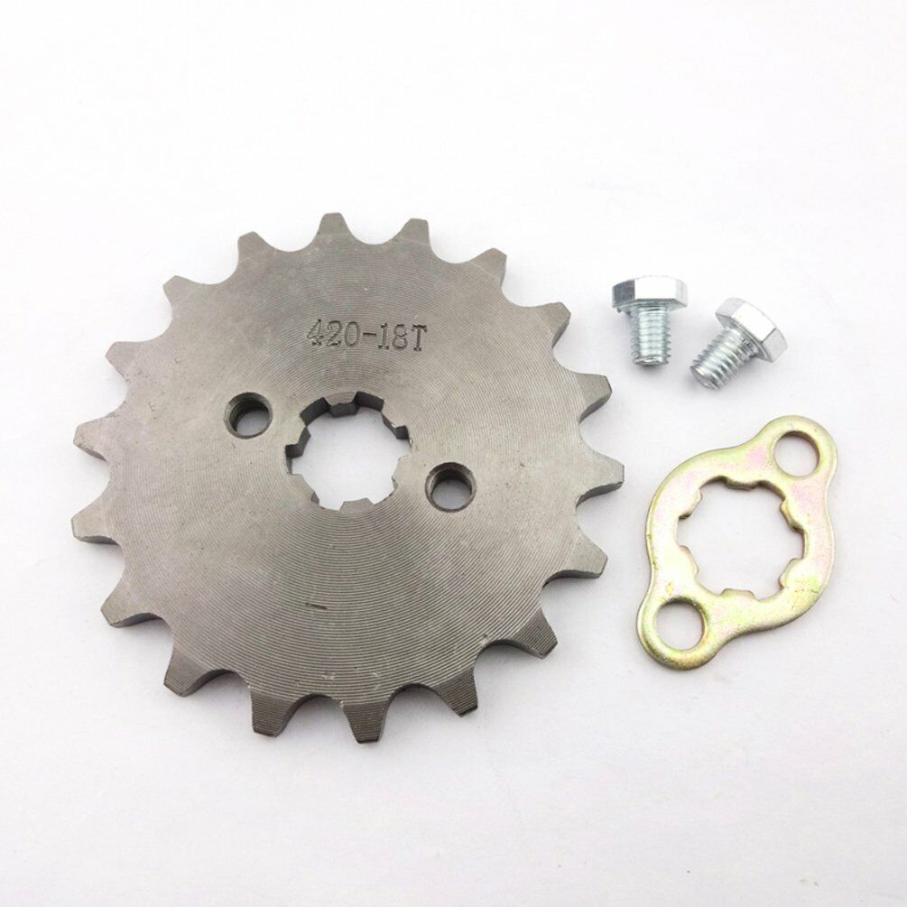 17mm 420 18 Teeth FRONT CHAIN SPROCKET 110cc 125cc 150cc 200cc TDR Foxico Atomic