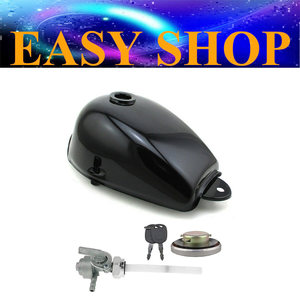 BLACK Petrol Fuel Gas Tank For Honda Z50 Z50A Z50J Z50R Mini Trail Monkey Bike