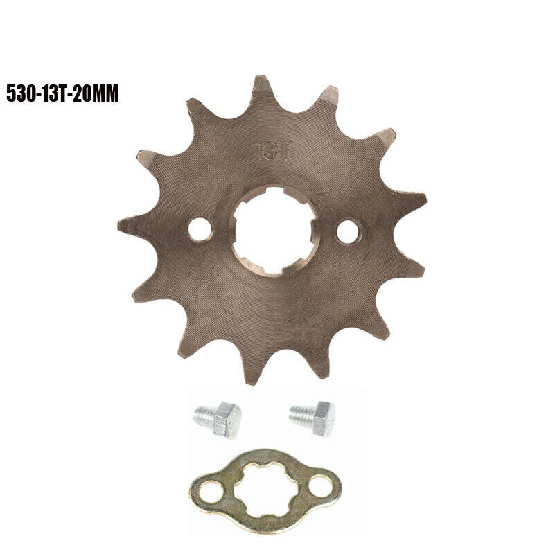 20mm 530 13T TOOTH FRONT CHAIN SPROCKET 200cc 250cc 300cc ATV QUAD BUGGY BIKE