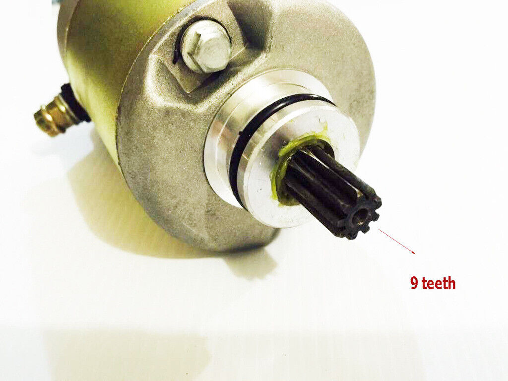 9 Tooth Start Starter Motor GY6 250cc Water Cooled Scooter ATV Quad Buggy Bike