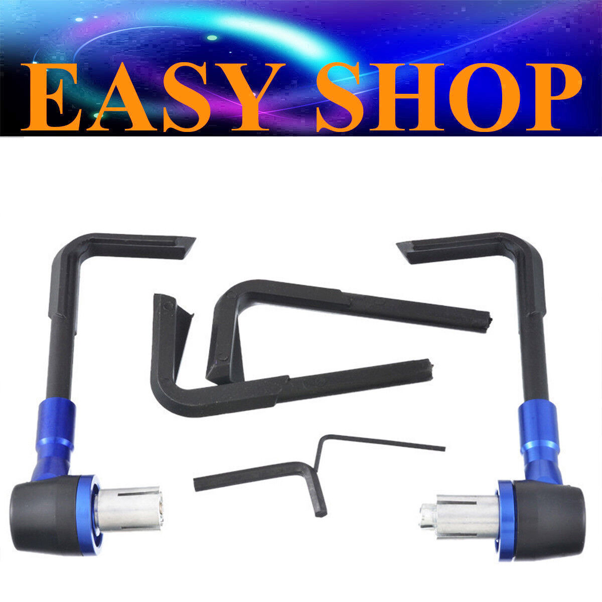 BLUE 22mm 7/8" CNC Brake Clutch Lever Protector Guard Suzuki GSXR750 GSXR1000