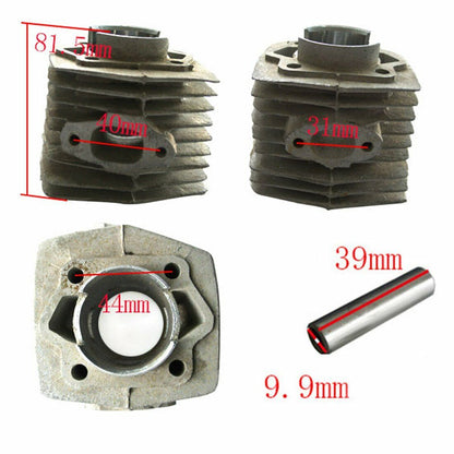 47MM MOTORIZED PUSH BIKE 66cc 70cc 80CC ENGINE HEAD CYLINDER BARREL BORE PISTON
