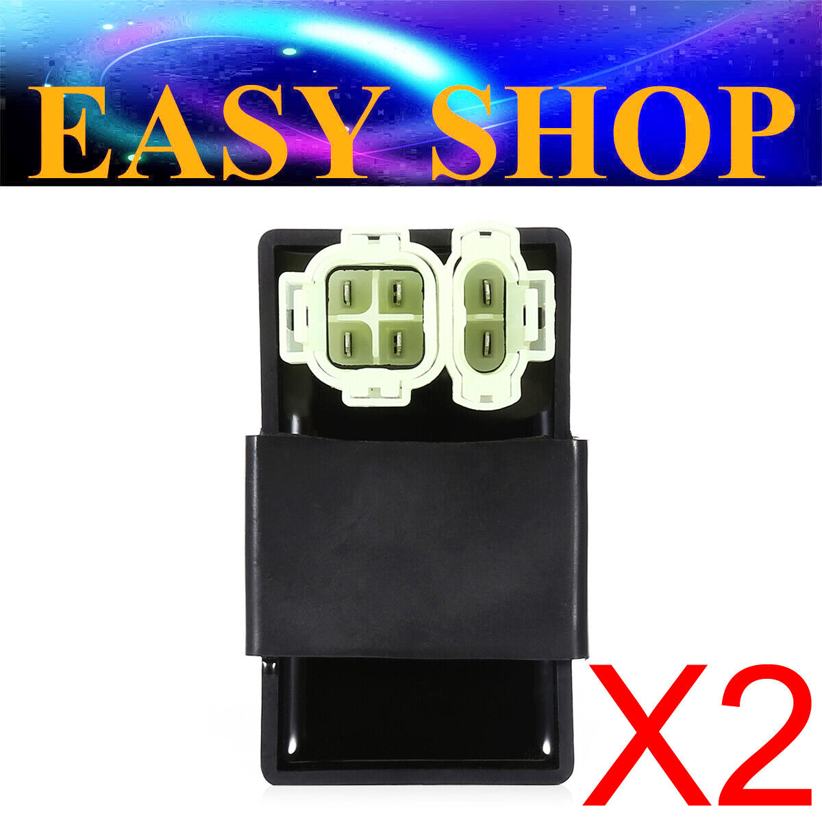 2X 6 Pin IGNITION AC CDI UNIT BOX GY6 50cc 125cc 150cc 250CC Moped ATV Quad BIKE