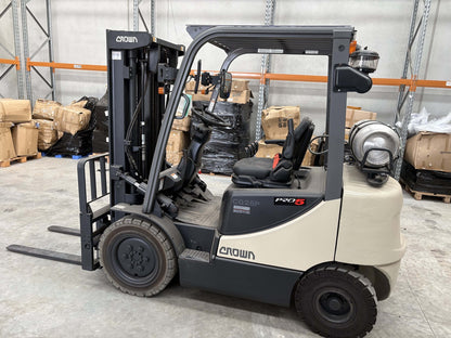 CROWN 2.5T LPG Forklift 2017 CG25P Pro5 Excellent Condition Solid Tyre