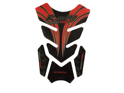 HONDA RED RACING BURNOUT POWER GAS FUEL PETROL TANK PAD PROTECTOR MOTOCROSS BIKE