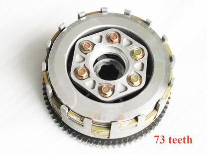 73T Tooth Manual Engine Clutch Plate Assembly CG200cc 250cc Dirt PIT PRO Bike