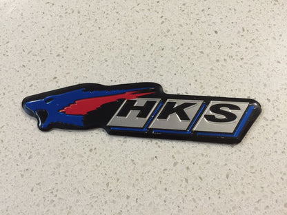 Alloy Logo Badge Sticker HKS BMW HONDA YAMAHA DUCATI SUZUKI BENZ FERRARI JAOS