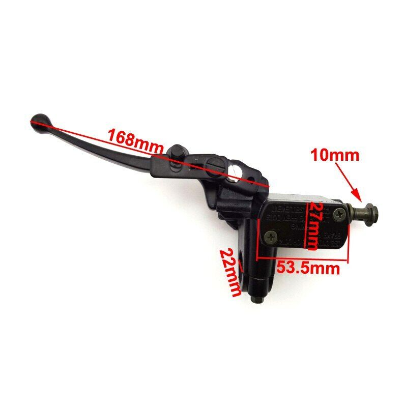 10mm Left Master cylinder Brake lever 90cc 110cc 125cc ATV QUAD DIRT PITPRO BIKE