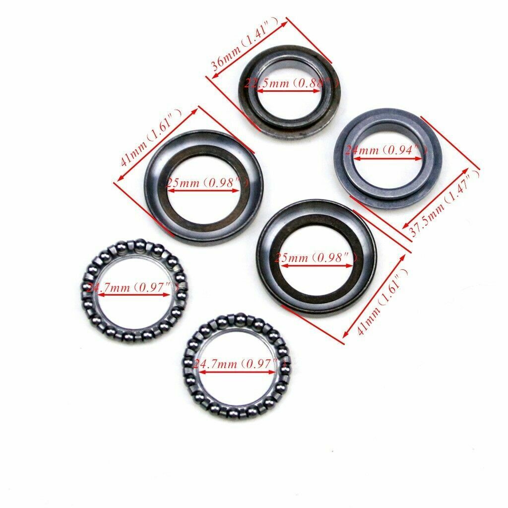 Steering Head Stem Bearings Nut Honda Z50 MINITRAIL Z50R XR50 CRF50 XR100 CT70