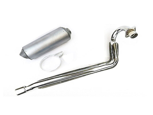 38mm Big Bore Exhaust Muffler Pipe for 50 70 90 110 125cc CRF SSR Pit Dirt Bike