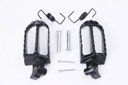 Steel Foot Pegs Rest Pedal 110cc 125cc 150cc 250cc Zongshen TDR Foxico Motowork