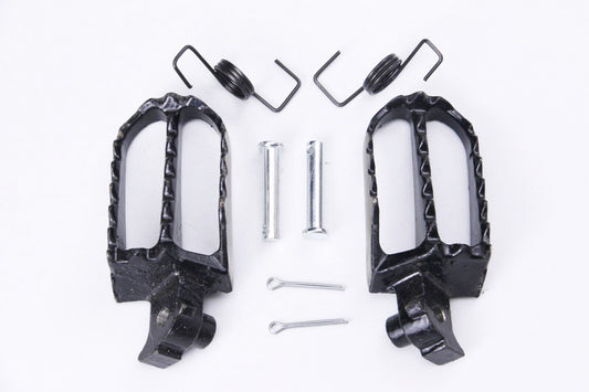 Steel Foot Pegs Rest Pedal 110cc 125cc 150cc 250cc Zongshen TDR Foxico Motowork