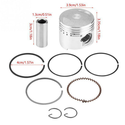 50cc PISTON & RINGS SET 39mm Pit Dirt bike Quad Moped Scooter GY6